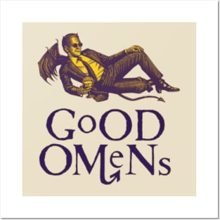 Good Omens Original Aesthetic Tribute 〶 Posters and Art